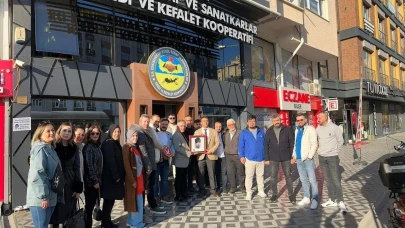 Eskişehir Gastronomi Derneği'nden S.S Eskişehir İki Eylül Esnaf ve Sanatkarlar Kredi ve Kefalet Kooperatifi'ne Ziyaret